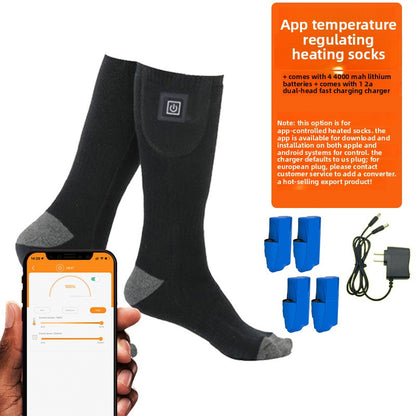 Electric Heating Socks with Adjustable Temperature