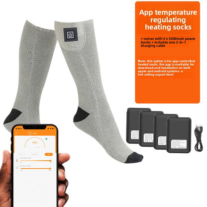 Electric Heating Socks with Adjustable Temperature