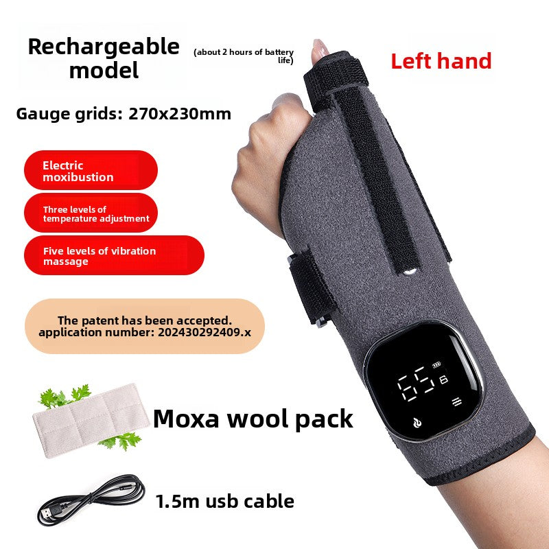 Electric Heating Wrist Brace with Massage Function