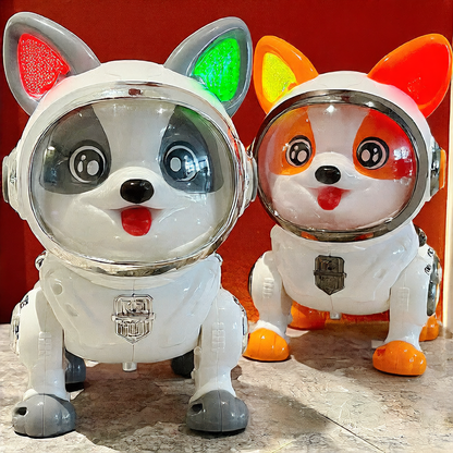 Electric intelligent robot dog children's toy