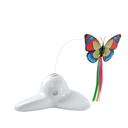 Electric Interactive Cat Toy with Fluttering Butterfly