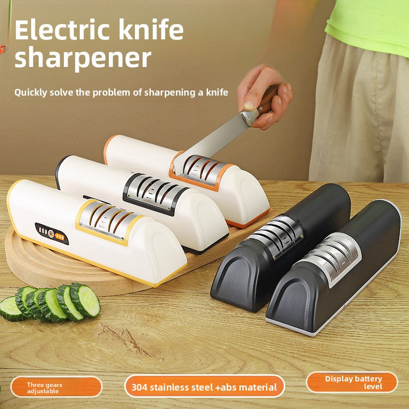 Electric knife sharpener