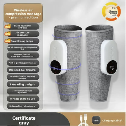 Electric Leg Massager with Heat Therapy