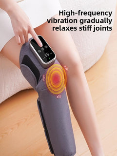 CalfKneeAirbagVibrationHeat Massage Blue