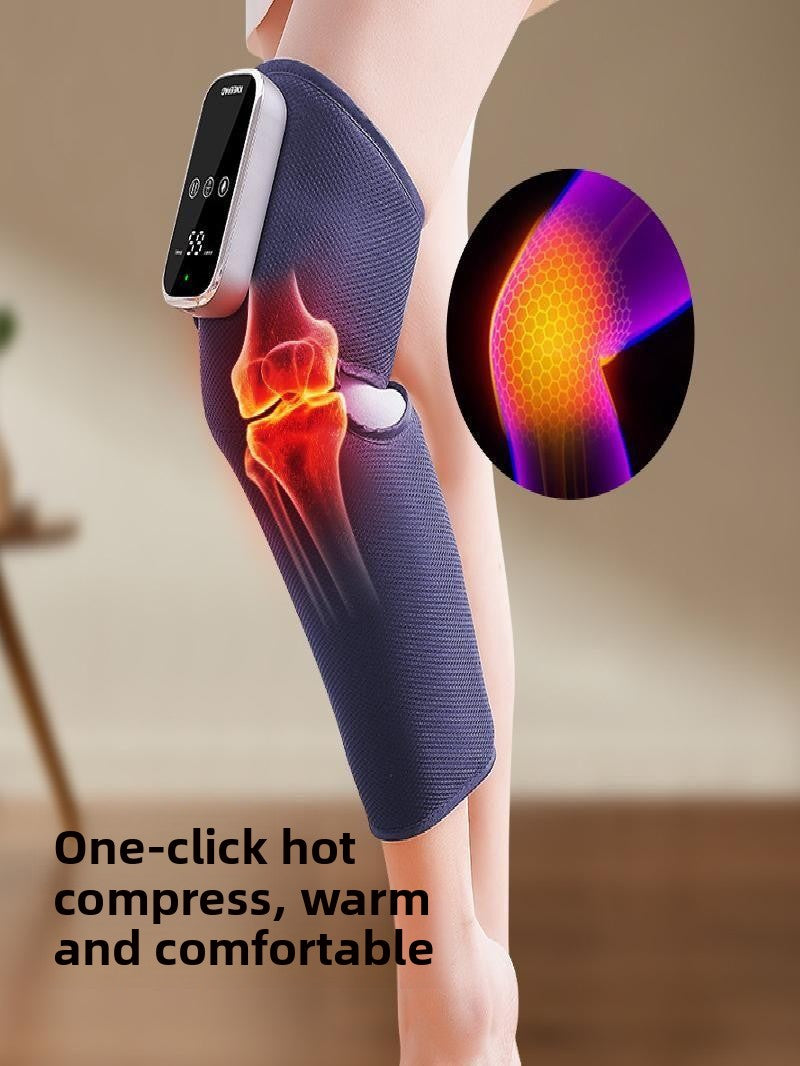Electric Leg Massager with Vibration and Heat Therapy