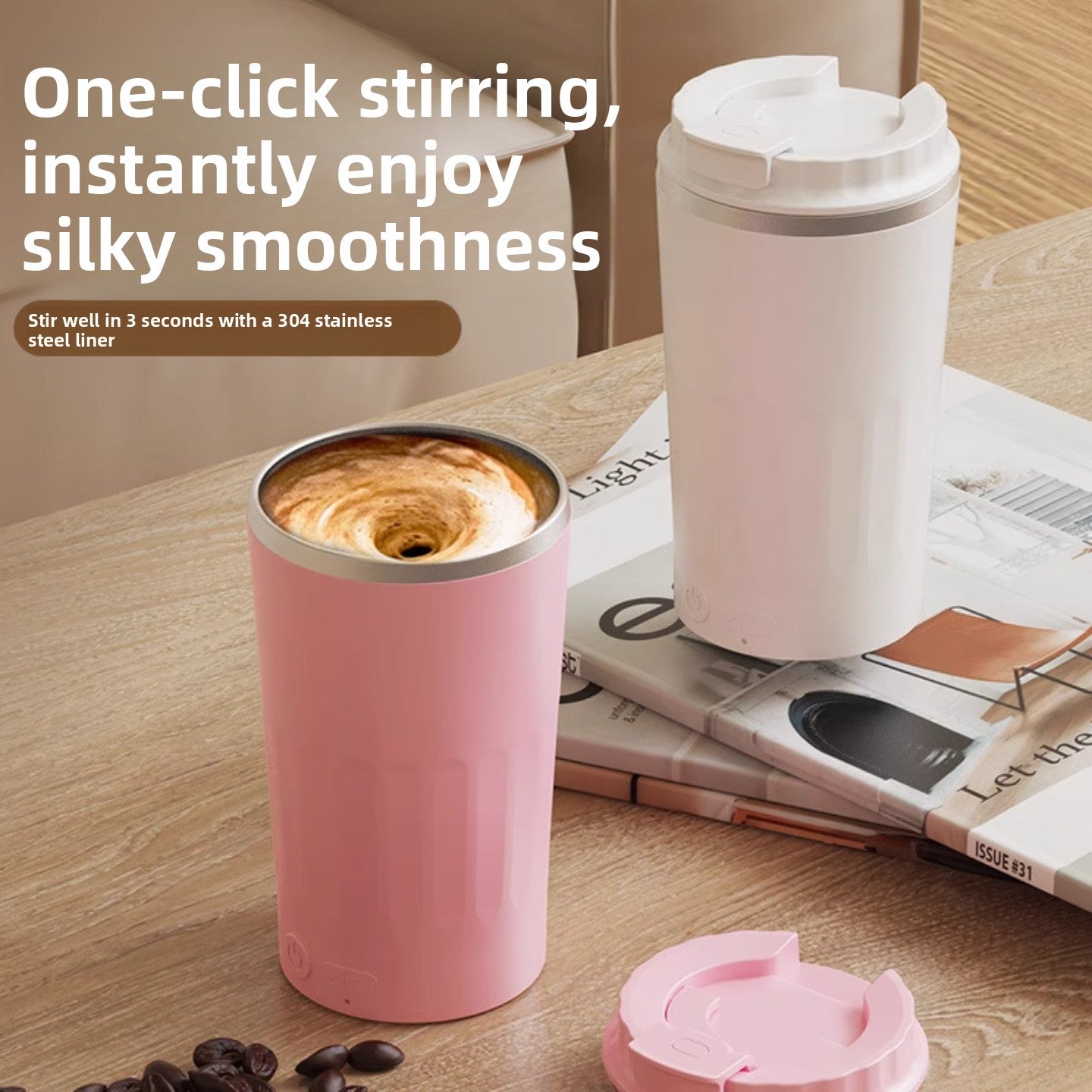 Electric Magnetic Insulated Mixing Cup