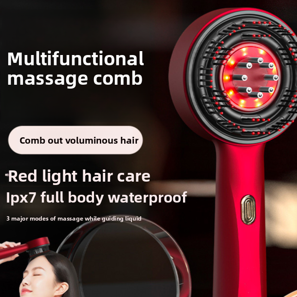 Electric massage comb multi-functional massage comb for hair care
