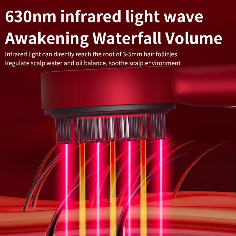 Electric massage comb