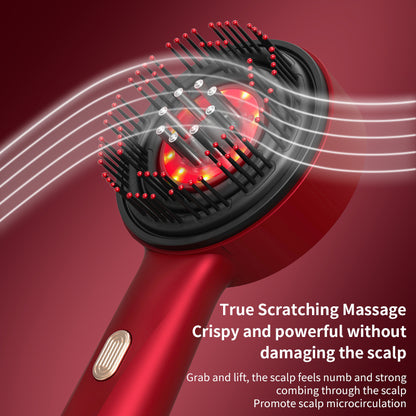 Electric massage comb