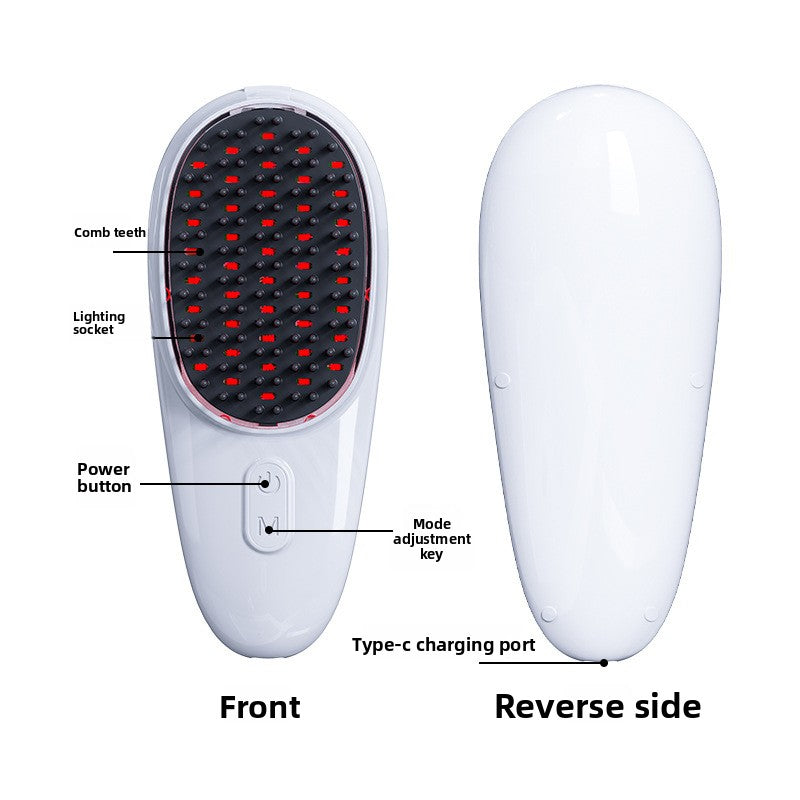 Electric massage comb