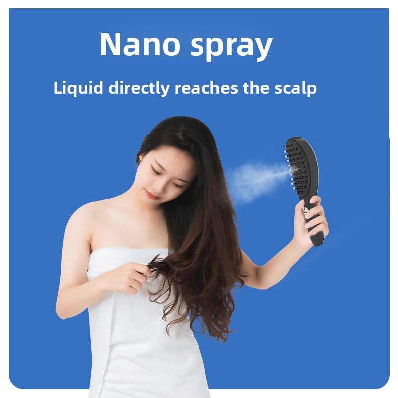 Electric massage comb