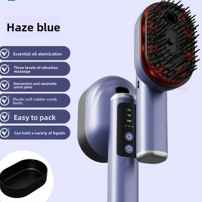 Electric Massage Comb with Spray and Red Light