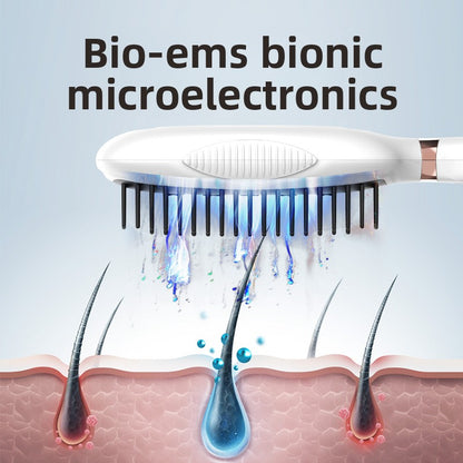 Electric massager comb