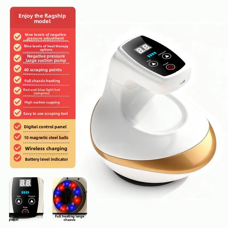 Electric massager cupping