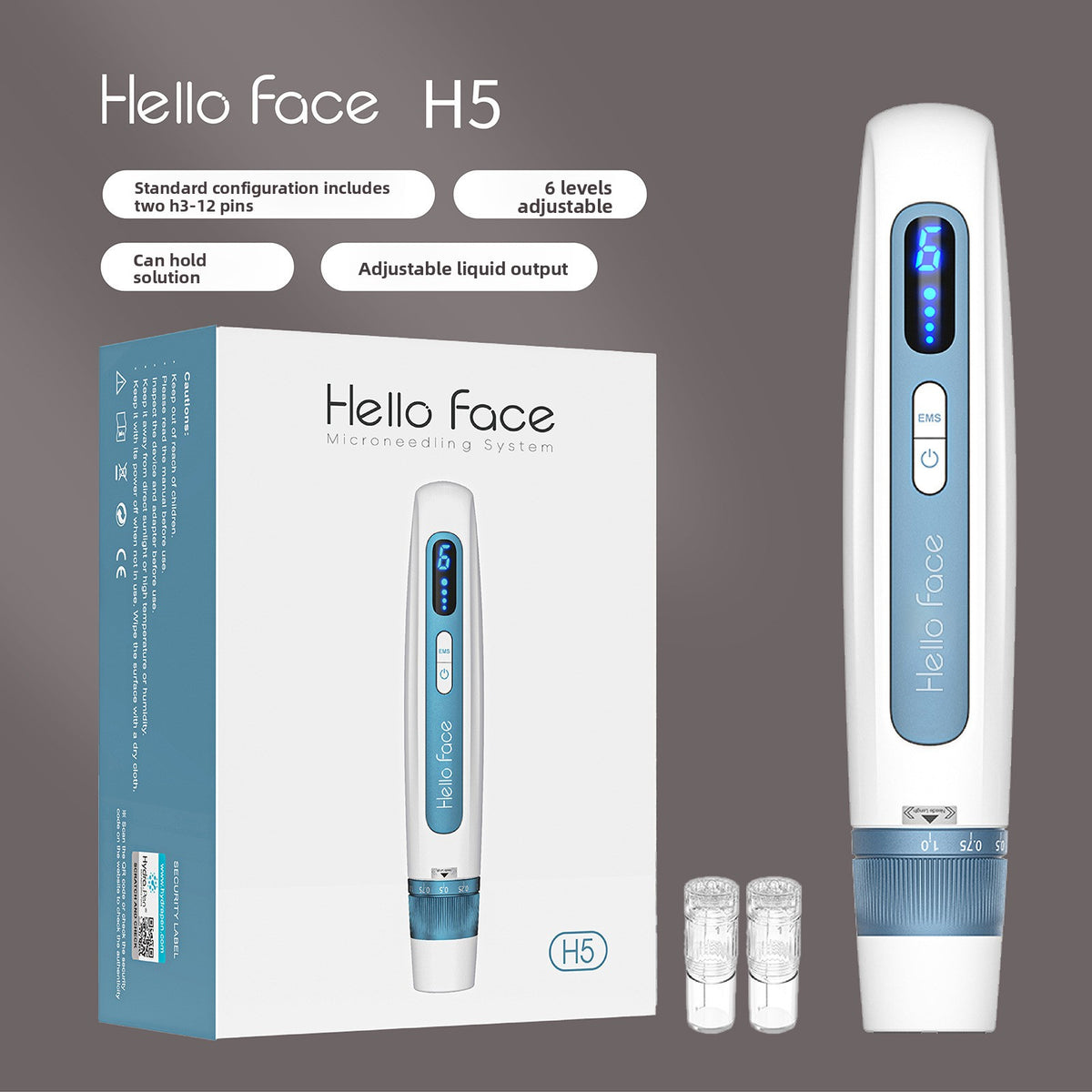 Electric microneedle pen