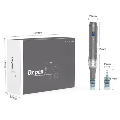 Electric Microneedling Device with 11-Needle Round Crystal 3D Silicone Authentic Product