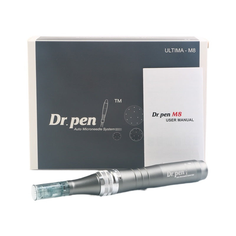 Electric Microneedling Device with 11-Needle Round Crystal 3D Silicone Authentic Product