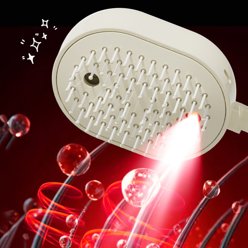 Electric Mist Massage Hair Comb with Hydration Function