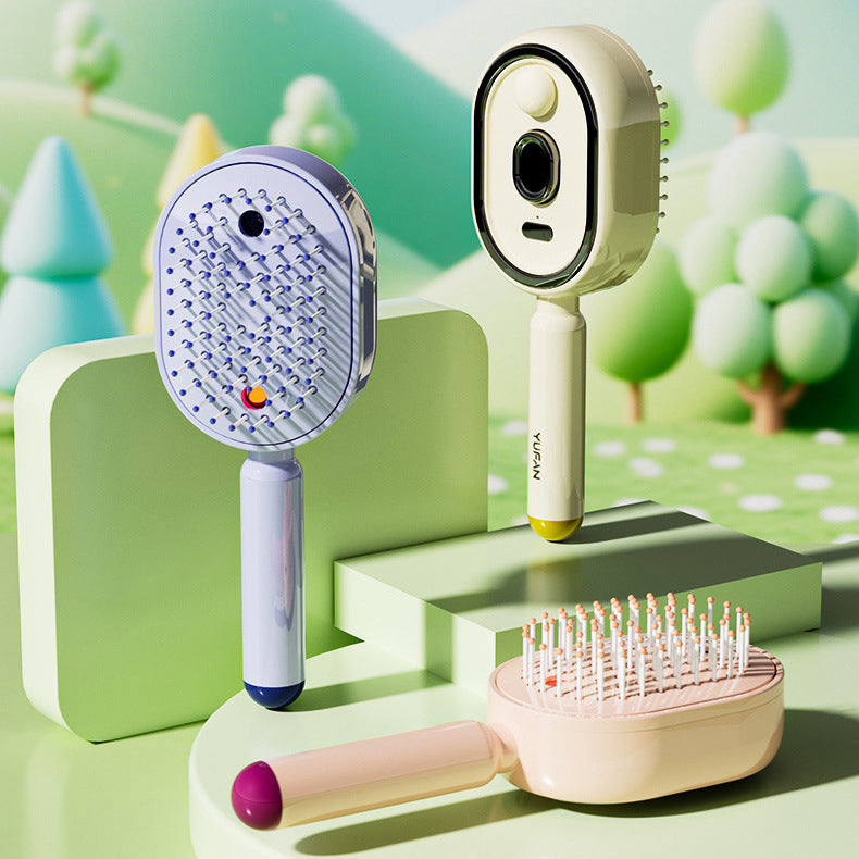 Electric Mist Massage Hair Comb with Hydration Function