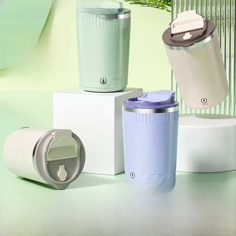Electric mixing cup