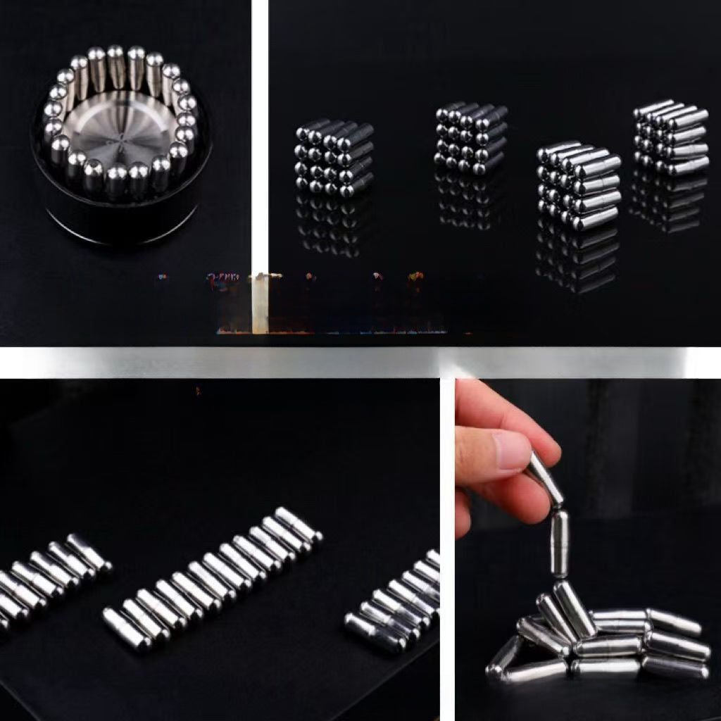 Electric mixing cup with magnetic capsule stirring rod