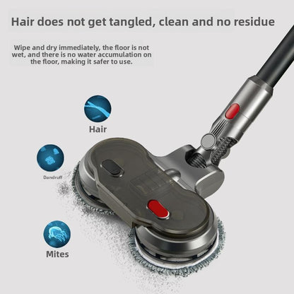 Electric mop head