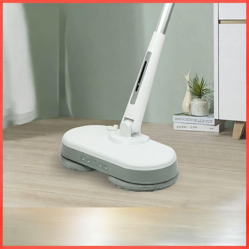 Electric Mop Sweeper with Water Spray