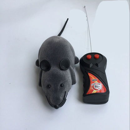 Electric mouse funny cat toy suit