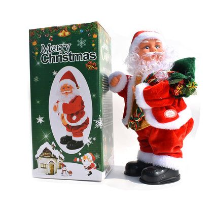Electric Moving Santa Claus Reindeer Christmas Decoration