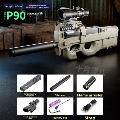 Electric multiple-shot simulation toy