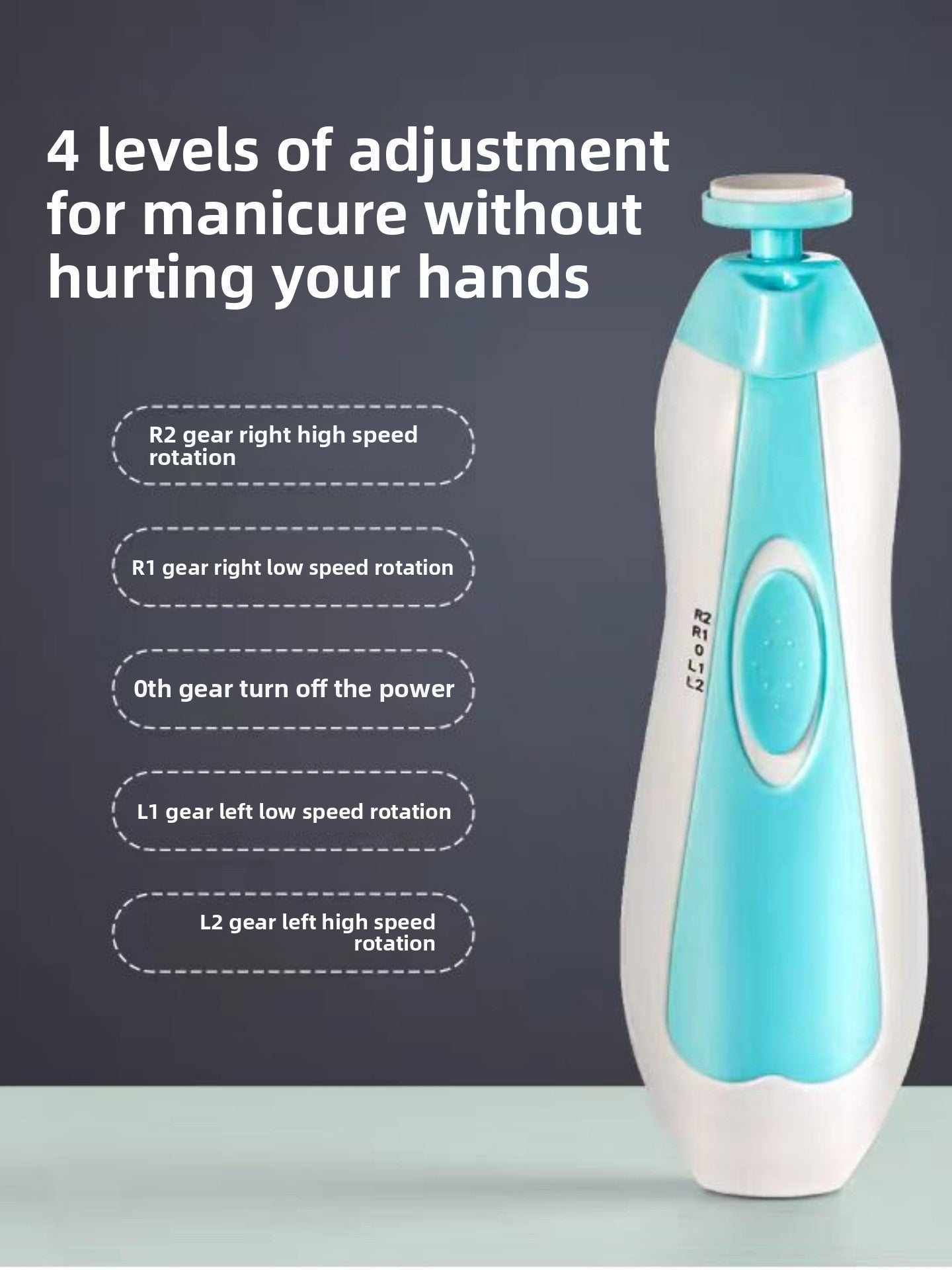 Electric Nail Grinder Baby Nail Clipper Set