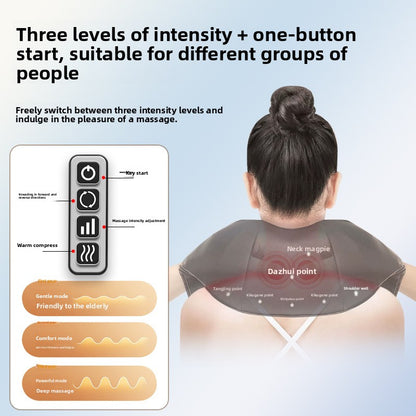 Electric neck and shoulder massager