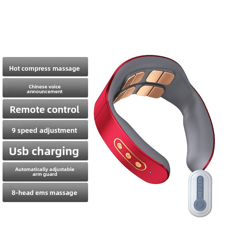 Electric Neck Massager with Heat Therapy