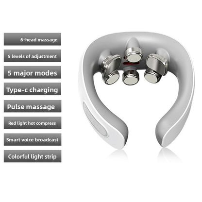 Electric Neck Massager with Heat Therapy