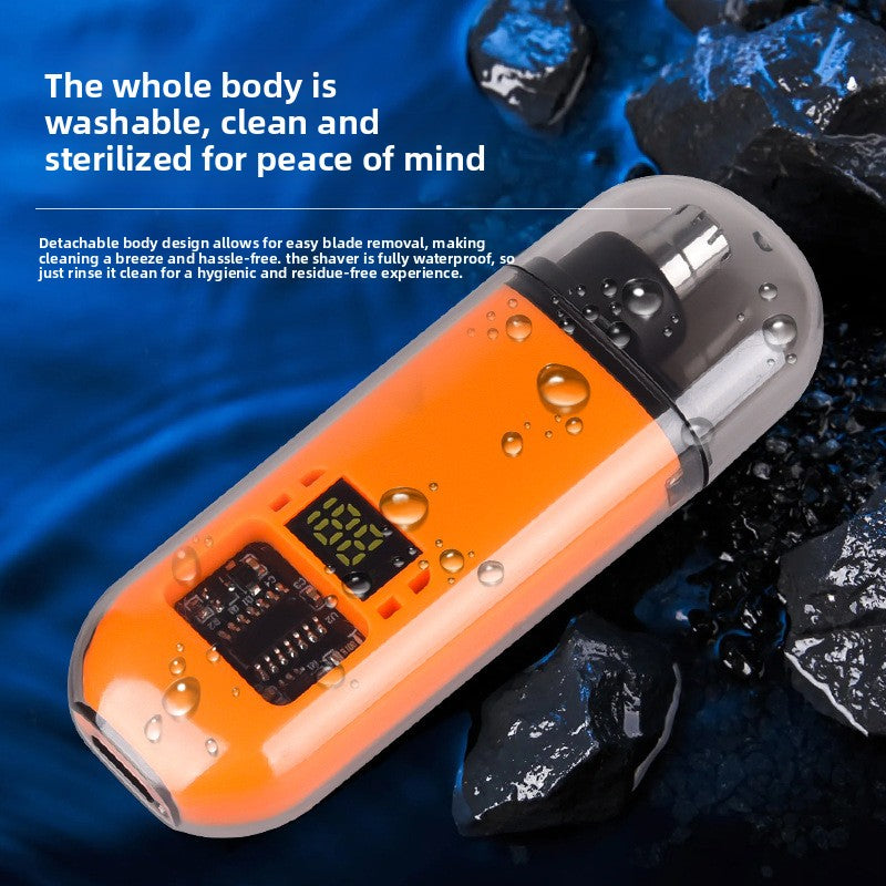 Electric Nose Hair Trimmer Rechargeable USB Waterproof
