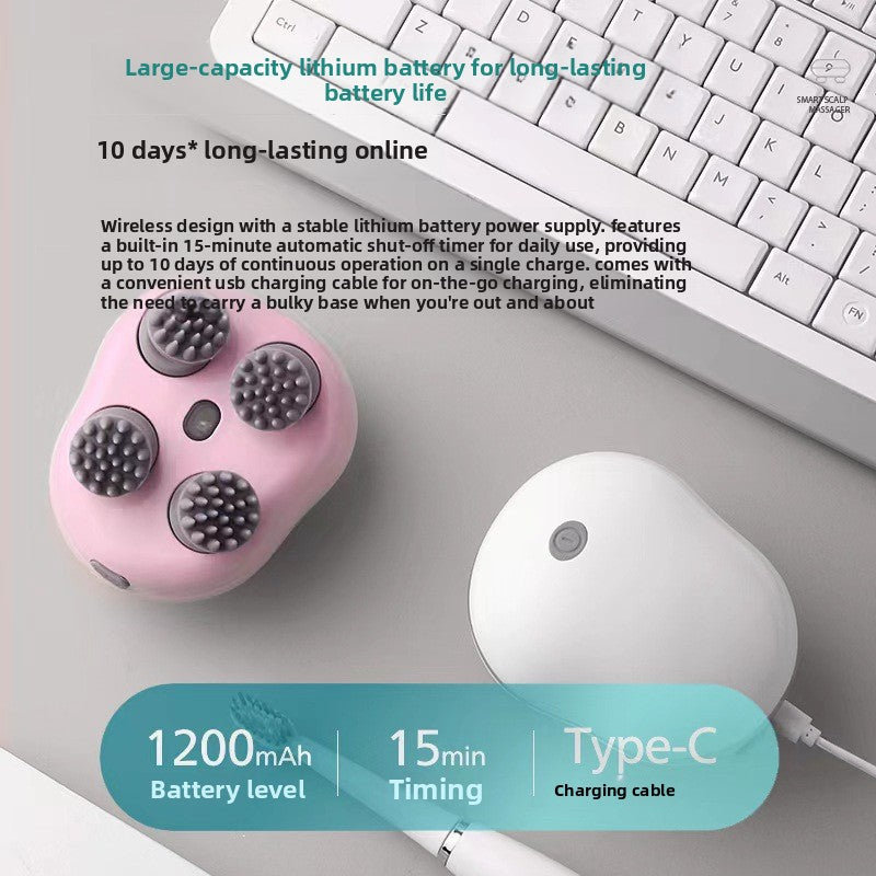 Electric Octopus Head Massager