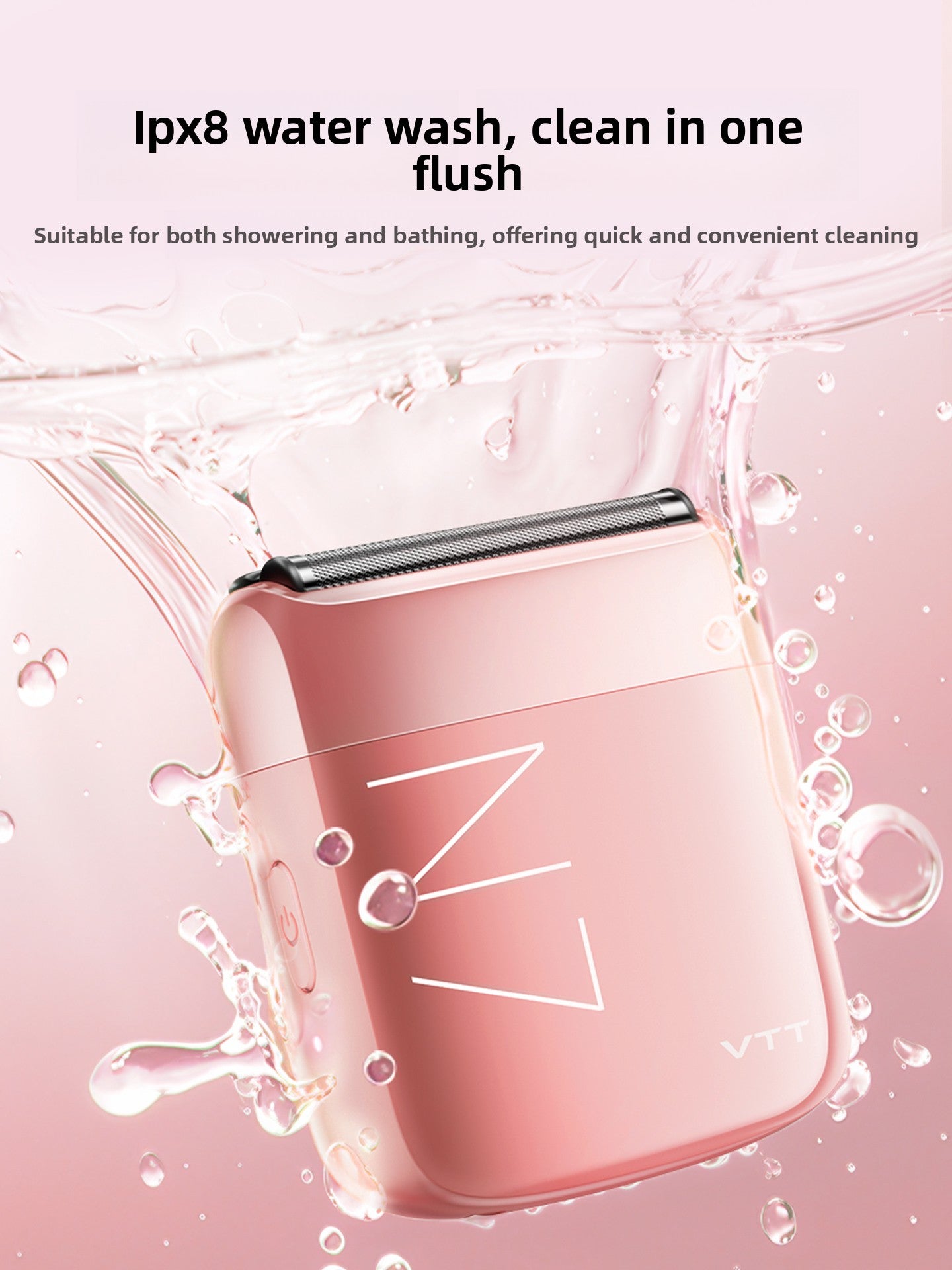 Electric Personal Shaver for Body Hair Removal