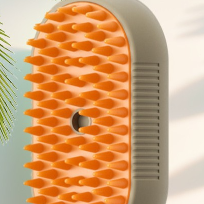 Electric Pet Grooming Spray Brush with Steam Function