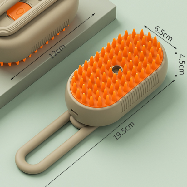 Electric Pet Grooming Spray Brush with Steam Function
