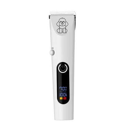 Electric Pet Hair Trimmer with Digital Display