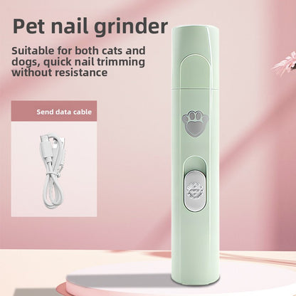 Electric Pet Nail Grinder with LED Light
