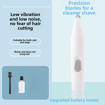 Electric Pet Paw Hair Clipper Silent Grooming Tool
