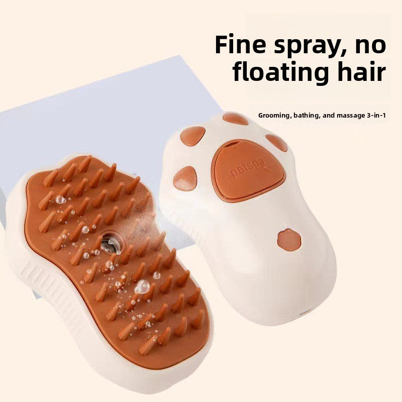 Electric Pet Spray Grooming Brush