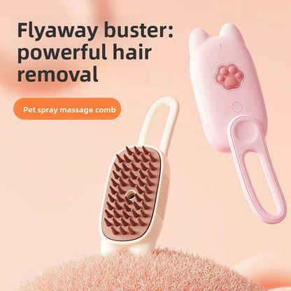 Electric Pet Spray Grooming Comb