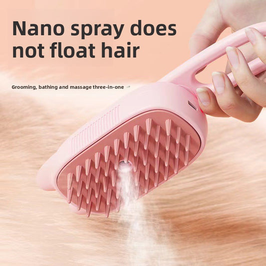 Electric Pet Spray Grooming Comb