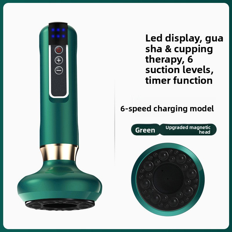 Electric physiotherapy gua sha device