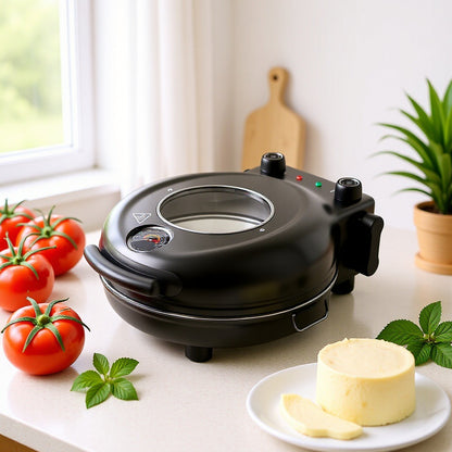 Electric Pizza Maker Grill Machine with Thermostat
