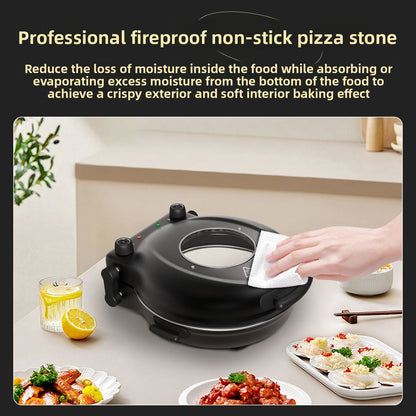 Electric Pizza Maker Grill Machine with Thermostat