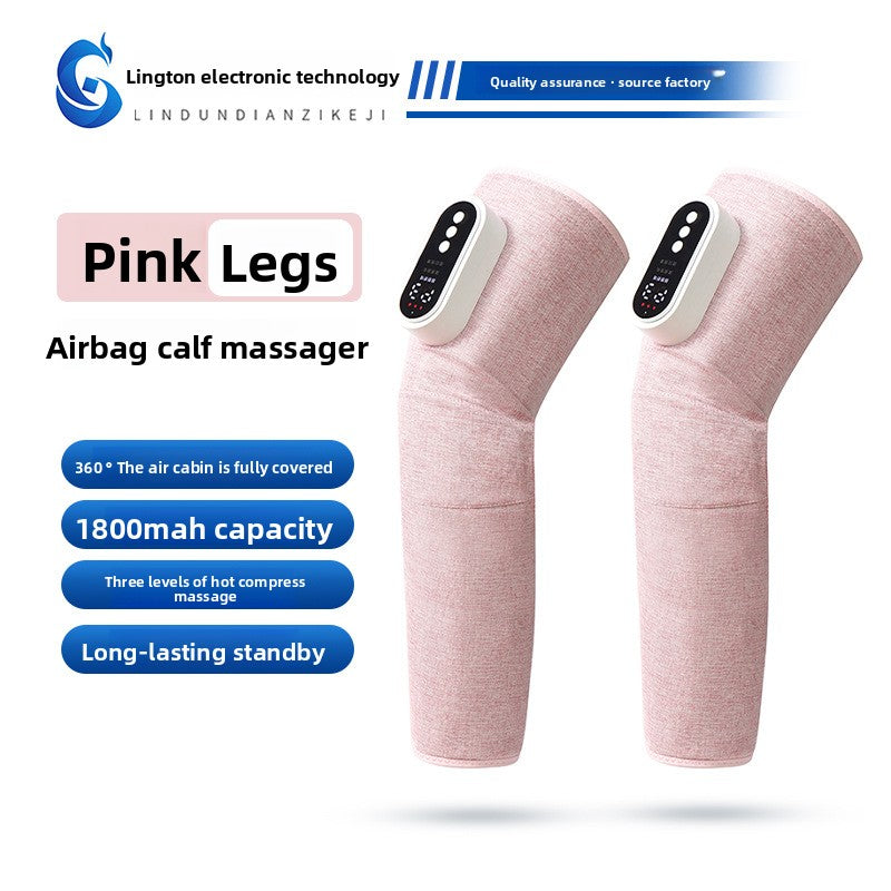 Electric pneumatic physiotherapy device for calf massagers