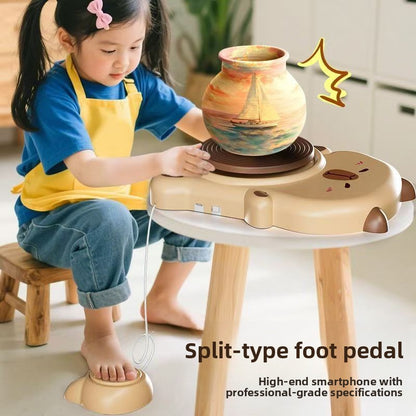 Electric pottery toy